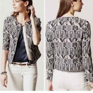 💥HEI HEI Anthropologie Faifo Tweed Jacquard Jacket💥 NWOT